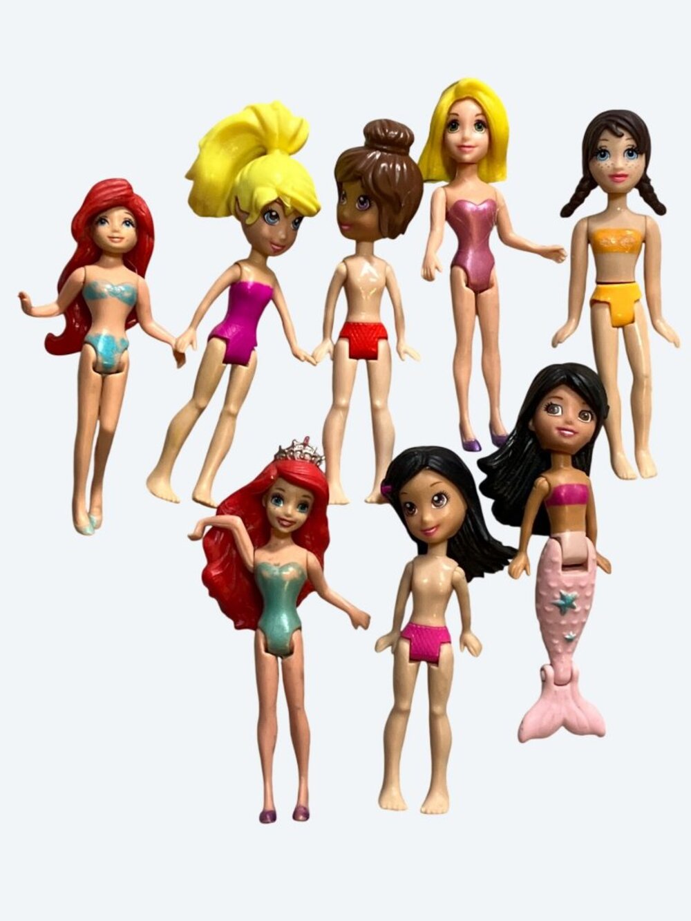 Polly pocket Doll  Lot of 8